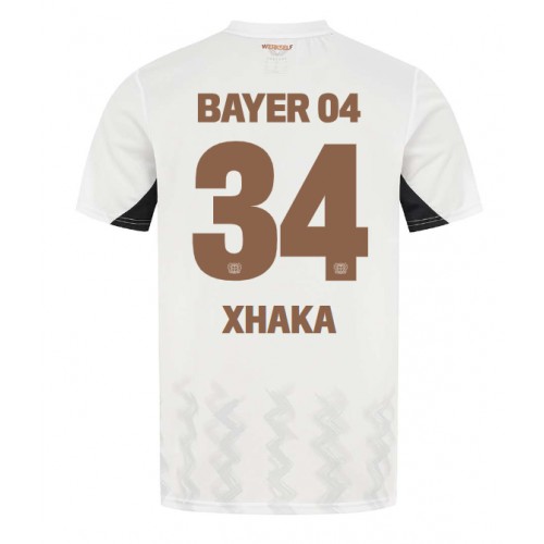 Fotbalové Dres Bayer Leverkusen Granit Xhaka #34 Venkovní 2024-25 Krátký Rukáv